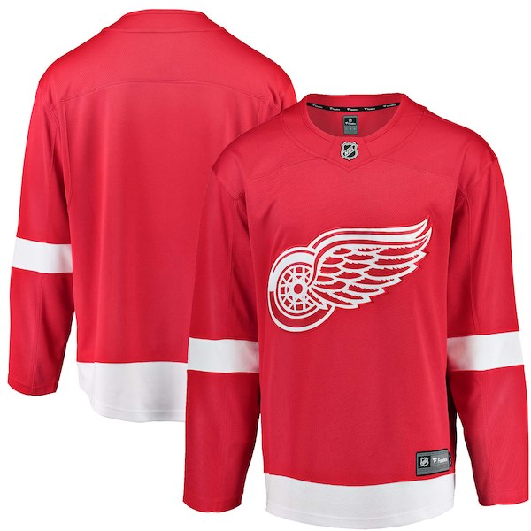 Detroit Red Wings Fanatics Branded Red Breakaway Blank Jersey