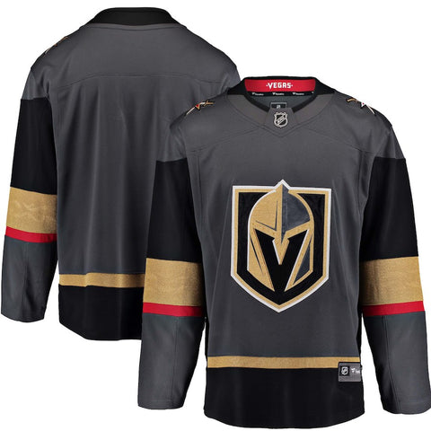 Vegas Golden Knights Fanatics Branded Charcoal Breakaway - Blank Jersey